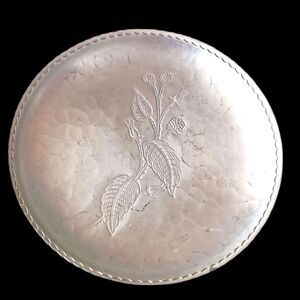 Vintage Farberware Wrought Aluminum Embossed Blackberry Bowl Tray Brooklyn N.Y.